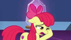 Size: 1920x1080 | Tagged: safe, screencap, character:apple bloom, episode:growing up is hard to do, g4, my little pony: friendship is magic, older, older apple bloom, solo