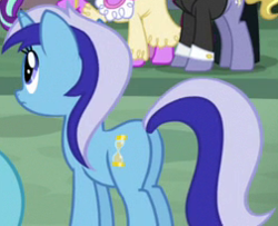 Size: 252x205 | Tagged: safe, screencap, character:minuette, species:pony, species:unicorn, episode:a royal problem, g4, my little pony: friendship is magic, butt, cropped, female, mare, plot