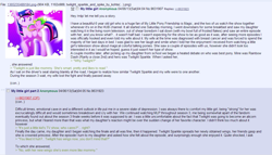 Size: 1237x707 | Tagged: source needed, useless source url, safe, screencap, character:twilight sparkle, character:twilight sparkle (alicorn), species:alicorn, /mlp/, 4chan, cute, feels, greentext, heartwarming, imageboard, story, text