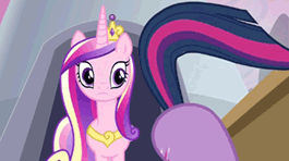 Size: 265x148 | Tagged: safe, screencap, character:princess cadance, character:queen chrysalis, character:twilight sparkle, species:alicorn, species:pony, episode:a canterlot wedding, g4, my little pony: friendship is magic, animated, ass up, butt shake, face down ass up, fake cadance, female, mare, out of context, sunshine sunshine