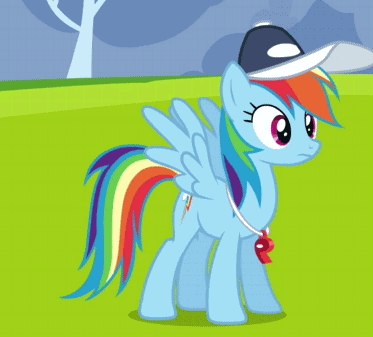 Size: 373x337 | Tagged: safe, screencap, character:rainbow dash, episode:hurricane fluttershy, g4, my little pony: friendship is magic, animated, baseball cap, bucking, cap, clothing, eyes closed, frown, frustrated, gritted teeth, hat, horses doing horse things, kicking, looking back, open mouth, sad, solo, spread wings, wings