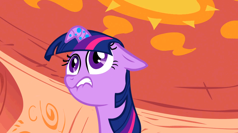 Size: 960x540 | Tagged: safe, screencap, character:twilight sparkle, episode:bridle gossip, g4, my little pony: friendship is magic, animated, plot, solo, twilight flopple