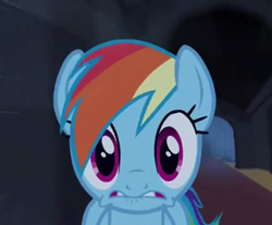 Size: 1280x1062 | Tagged: safe, screencap, character:rainbow dash, episode:castle mane-ia, g4, my little pony: friendship is magic, cropped, looking at you