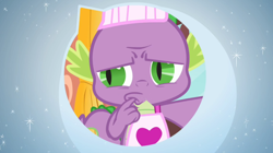 Size: 1050x590 | Tagged: safe, screencap, character:spike, episode:just for sidekicks, g4, my little pony: friendship is magic, solo