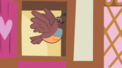 Size: 1054x592 | Tagged: safe, screencap, species:bird, episode:owl's well that ends well, g4, my little pony: friendship is magic, animal, flying, quail, solo, spread wings, wings