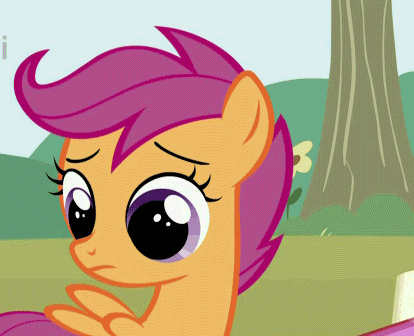 Size: 414x336 | Tagged: safe, screencap, character:scootaloo, character:sweetie belle, species:pegasus, species:pony, episode:the show stoppers, g4, my little pony: friendship is magic, animated, cropped, raspberry, tongue out