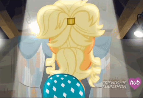 Size: 480x330 | Tagged: safe, screencap, character:applejack, species:earth pony, species:pony, episode:simple ways, g4, my little pony: friendship is magic, animated, applejewel, butt, butt shake, female, loop, mare, plot, solo, stupid sexy applejack
