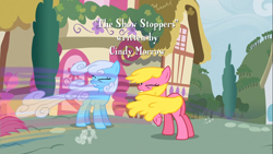 Size: 1366x768 | Tagged: safe, screencap, character:cherry berry, character:linky, character:scootaloo, character:shoeshine, species:pegasus, species:pony, episode:the show stoppers, g4, my little pony: friendship is magic