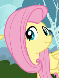 Size: 291x388 | Tagged: safe, screencap, character:fluttershy, episode:it ain't easy being breezies, g4, my little pony: friendship is magic, solo