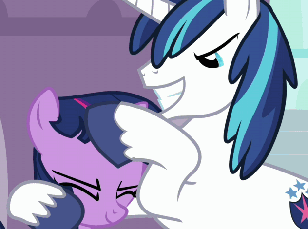Size: 632x470 | Tagged: safe, screencap, character:shining armor, character:twilight sparkle, animated