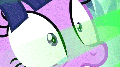 Size: 420x236 | Tagged: safe, screencap, character:princess cadance, character:queen chrysalis, character:twilight sparkle, species:changeling, episode:a canterlot wedding, g4, my little pony: friendship is magic, animated, disguise, disguised changeling, fake cadance, fire, glowing horn, gritted teeth, magic