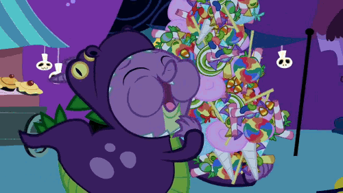 Size: 500x281 | Tagged: safe, screencap, character:pinkie pie, character:spike, character:twilight sparkle, character:twilight sparkle (alicorn), species:alicorn, species:dragon, species:earth pony, species:pony, species:unicorn, episode:it's about time, episode:luna eclipsed, episode:princess twilight sparkle, g4, my little pony: friendship is magic, my little pony:equestria girls, animated, blushing, bump, candy, compilation, eyes closed, faceful of ass, female, ice cream, magic mirror, male, mare, mirror, spike running into twilight's rear, wide eyes