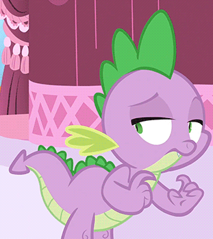 Size: 311x348 | Tagged: safe, screencap, character:spike, episode:inspiration manifestation, g4, my little pony: friendship is magic, animated, counting, solo