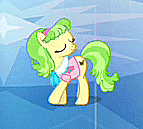 Size: 143x129 | Tagged: safe, screencap, character:chickadee, character:ms. peachbottom, episode:games ponies play, g4, my little pony: friendship is magic, animated, gif for breezies, horses doing horse things, picture for breezies, wiggle