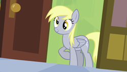 Size: 1920x1080 | Tagged: safe, screencap, character:derpy hooves, species:pegasus, species:pony, episode:rainbow falls, g4, my little pony: friendship is magic, female, greatest internet moments, mare, solo, the grey one's glorious return, wallpaper, welcome back derpy