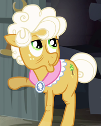 Size: 498x620 | Tagged: safe, screencap, character:goldie delicious, episode:pinkie apple pie, g4, my little pony: friendship is magic, solo