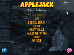 Size: 640x480 | Tagged: safe, screencap, character:applejack, species:anthro, 3d, fan game, game, mod, polish, serious sam