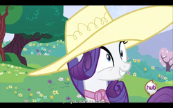 Size: 960x600 | Tagged: safe, screencap, character:rarity, episode:a canterlot wedding, g4, my little pony: friendship is magic, youtube caption