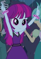 Size: 388x564 | Tagged: safe, screencap, character:mystery mint, character:scott green, episode:shake your tail, equestria girls:rainbow rocks, g4, my little pony:equestria girls, background human, cute, mysterybetes, scott green, tennis match