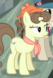 Size: 262x382 | Tagged: safe, screencap, species:earth pony, species:pony, episode:rarity takes manehattan, g4, my little pony: friendship is magic, background pony, delegate 2, female, lucky breaks, male, mare, pegasus olsen, peggy holstein, solo focus, stallion