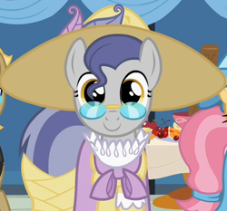 Size: 528x492 | Tagged: safe, screencap, character:golden gavel, character:silver frames, character:swan song, episode:sweet and elite, g4, my little pony: friendship is magic, swan dive