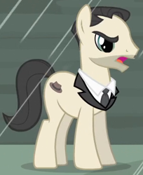 Size: 292x357 | Tagged: safe, screencap, episode:rarity takes manehattan, g4, my little pony: friendship is magic, background pony, business savvy, don draper, five o'clock shadow, solo