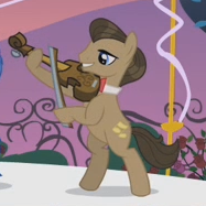Size: 187x187 | Tagged: safe, screencap, episode:sweet and elite, g4, my little pony: friendship is magic, background pony, bow (instrument), concerto, solo, violin, violin bow