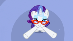 Size: 1366x768 | Tagged: safe, screencap, character:rarity, episode:suited for success, g4, my little pony: friendship is magic, lidded eyes, solo