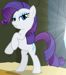 Size: 442x506 | Tagged: safe, screencap, character:rarity, episode:the return of harmony, g4, my little pony: friendship is magic, missing horn, outfit catalog, solo