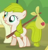 Size: 140x145 | Tagged: safe, screencap, character:aunt orange, character:lemonjade, species:earth pony, species:pony, episode:trade ya, g4, my little pony: friendship is magic, background pony, blank flank, female, filly, offscreen character, solo focus