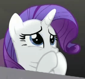 Size: 282x261 | Tagged: safe, screencap, character:rarity, episode:bloom and gloom, g4, my little pony: friendship is magic, animated, cute, solo