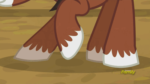 Size: 500x281 | Tagged: safe, screencap, character:trouble shoes, species:buffalo, species:pony, episode:appleoosa's most wanted, g4, my little pony: friendship is magic, animated, barrel, colt, crash, cute, discovery family, discovery family logo, fence, grin, horses doing horse things, laughing, little troubleshoes, male, pawing the ground, rearing, rolling, smiling, troublebetes, younger