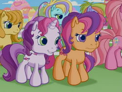 Size: 781x586 | Tagged: safe, screencap, character:pinkie pie, character:scootaloo, character:sweetie belle, species:pegasus, species:pony, episode:twinkle wish adventure, g3.5, disapproval