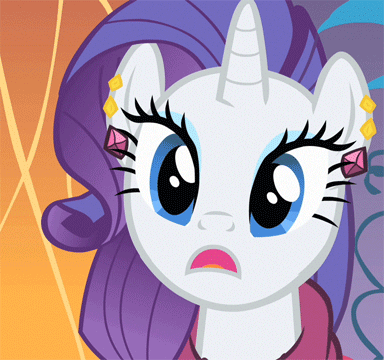 Size: 384x360 | Tagged: safe, screencap, character:rarity, species:pony, species:unicorn, episode:the best night ever, g4, my little pony: friendship is magic, angry, animated, animation error, female, jewelry, solo, tiara
