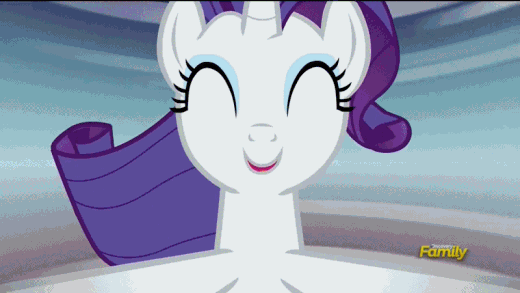 Size: 520x293 | Tagged: safe, screencap, character:rarity, episode:canterlot boutique, g4, my little pony: friendship is magic, animated, corpse bride, dancing, discovery family logo, good trick, meme, rules of rarity, spinning, victor van dort