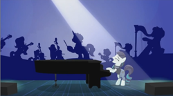 Size: 854x474 | Tagged: safe, screencap, character:coloratura, character:fancypants, character:octavia melody, character:parish nandermane, episode:the mane attraction, g4, my little pony: friendship is magic, lena hall, parish nandermane, rara, stage, the magic inside