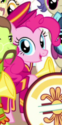 Size: 171x346 | Tagged: safe, screencap, character:pinkie pie, species:pony, episode:party pooped, g4, my little pony: friendship is magic, clothing, hat, john lennon, lonely hearts, outfit catalog, paul mccartney, ponified, rock band, sgt. pepper's lonely hearts club band, strawberry fields, the beatles
