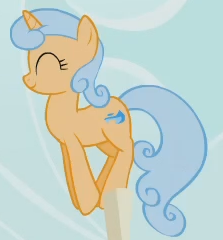 Size: 223x240 | Tagged: safe, screencap, character:cipher splash, species:pony, species:unicorn, episode:a friend in deed, g4, my little pony: friendship is magic, background pony, cropped, eyes closed, female, mare, smile song, solo