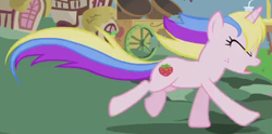 Size: 406x201 | Tagged: safe, screencap, character:holly dash, episode:swarm of the century, g4, my little pony: friendship is magic, background pony, eyes closed, solo