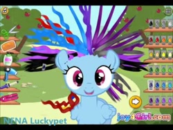 Size: 480x360 | Tagged: safe, screencap, character:rainbow dash, flash game, game, wat
