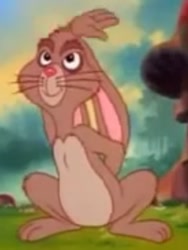Size: 615x819 | Tagged: safe, screencap, character:habbit, species:rabbit, g1, my little pony: the movie (1986), cropped, low quality, needs more jpeg, solo