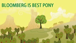 Size: 1280x720 | Tagged: safe, screencap, character:bloomberg, episode:over a barrel, g4, my little pony: friendship is magic, apple orchard, apple tree, best pony, no pony, orchard, scenery, tree