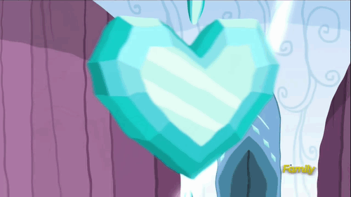 Size: 500x281 | Tagged: safe, screencap, episode:the crystalling, g4, my little pony: friendship is magic, animated, crystal heart, destruction, discovery family, discovery family logo, majestic as fuck, no pony, shattered, xk-class end-of-the-world scenario