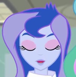 Size: 346x351 | Tagged: safe, screencap, character:princess celestia, character:princess luna, character:principal celestia, character:vice principal luna, equestria girls:friendship games, g4, my little pony:equestria girls, eyelashes, eyes closed, eyeshadow, makeup, open mouth, vice principal luna