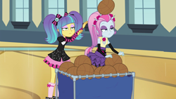 Size: 1280x720 | Tagged: safe, screencap, episode:photo finished, equestria girls:friendship games, g4, my little pony:equestria girls, background human, basketball, pixel pizazz, violet blurr