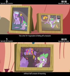 Size: 640x694 | Tagged: safe, artist:littleshyfim, screencap, character:peewee, character:spike, character:twilight sparkle, episode:just for sidekicks, g4, my little pony: friendship is magic, cinemare sins, peewee