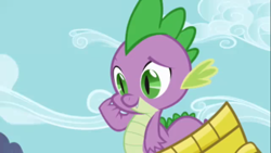 Size: 500x281 | Tagged: safe, screencap, character:spike, episode:friendship is magic, g4, my little pony: friendship is magic, solo
