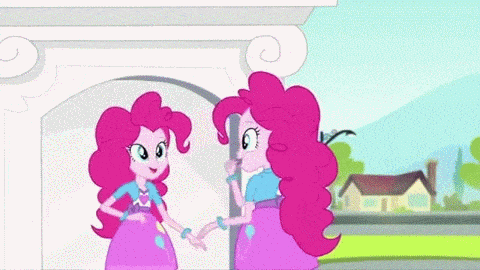 Size: 480x270 | Tagged: safe, screencap, character:pinkie pie, equestria girls:friendship games, g4, my little pony:equestria girls, animated, candy, food, friendship games bloopers, lollipop, self ponidox