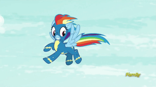 Size: 500x281 | Tagged: safe, screencap, character:rainbow dash, episode:newbie dash, g4, my little pony: friendship is magic, animated, cloud, cloud bone, discovery family logo, electrocution, lightning, ouch, singed, skeleton, smoke, solo, wonderbolts uniform, x-ray, x-ray picture, x-ray sparks