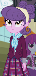 Size: 381x807 | Tagged: safe, screencap, character:mystery mint, character:suri polomare, equestria girls:friendship games, g4, my little pony:equestria girls, clothing, crystal prep academy uniform, school uniform